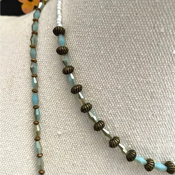 Sundance Peruvian Opal & Bronze Necklace - Picture 2 of 7